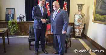 Premier Doug Ford thanks Andrew Scheer for service as federal Tory leader steps down