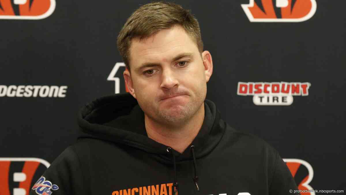 Zac Taylor has no comment on Patriots videotaping incident