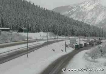Second snowfall warning issued for Coquihalla Highway