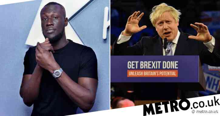 Stormzy claps back to homophobic slurs with Boris Johnson’s columns after admitting he’s never voted