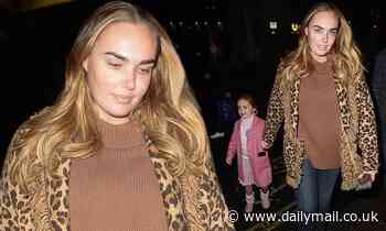 Tamara Ecclestone goes make-up free as she takes Sophia, 5, to watch Nativity! The Musical