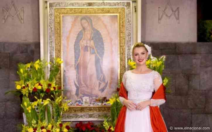 Marjorie De Sousa le cantó a la Virgen de Guadalupe en su día