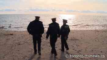 Three Durham officers jump into ice-cold Lake Ontario to rescue drowning man