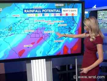 It'll be a wet next few days, but certainly not a washout
