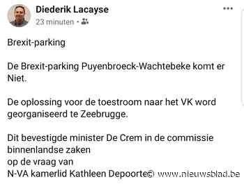 Geen Brexit-parking in Puyenbroeck