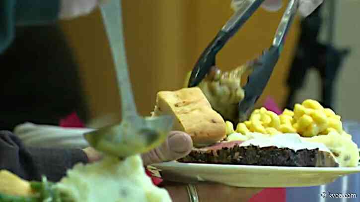 Organization helping families with long hospital stays hosts holiday meal