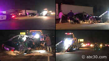 Man arrested after running from scene of DUI crash involving a semi