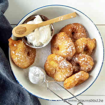 Crispy appelbeignets met kaneelroom