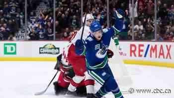 Pettersson, Markstrom lead Canucks to OT victory over Hurricanes