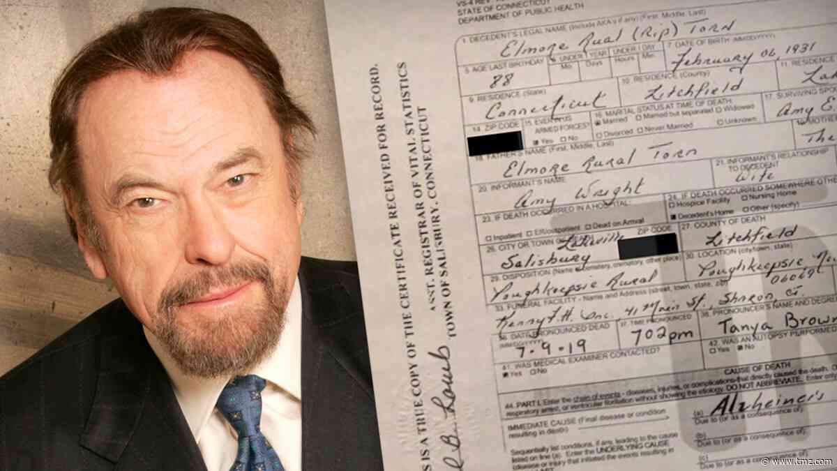 Rip Torn Died of Alzheimer's, According to Death Certificate
