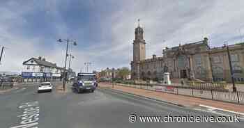 Woman taken to hospital after car flips in two-vehicle crash in South Shields