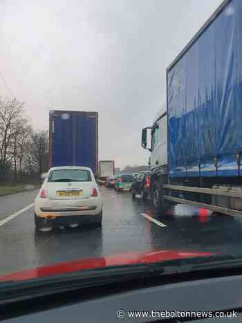 Crash on M61 causes heavy delays for motorists