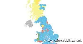 Boris' blue Britain: Map shows huge grip the Tory's now have following the General Election