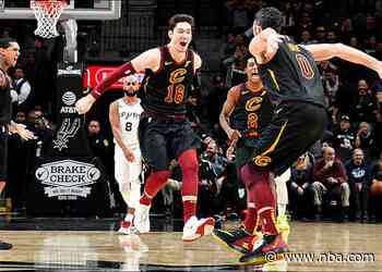 Cavs Take Overtime Thriller in San Antonio