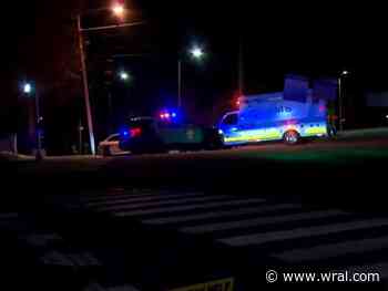 Car flips on median near NC State, closing Western Blvd.