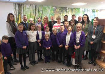 Congresbury school opens new library