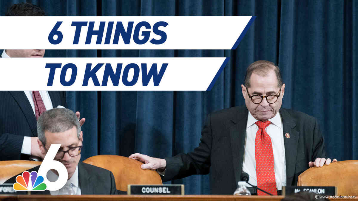 6 Things to Know- Impeachment Vote Delayed, Man Killed in Hit And Run