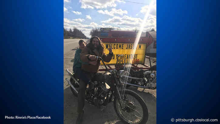 Jason Momoa Stops By Fayette County Diner After Woman Posts Sign Saying ‘Welcome Jason M’
