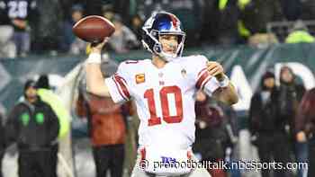 Giants announce Eli Manning starts again this week