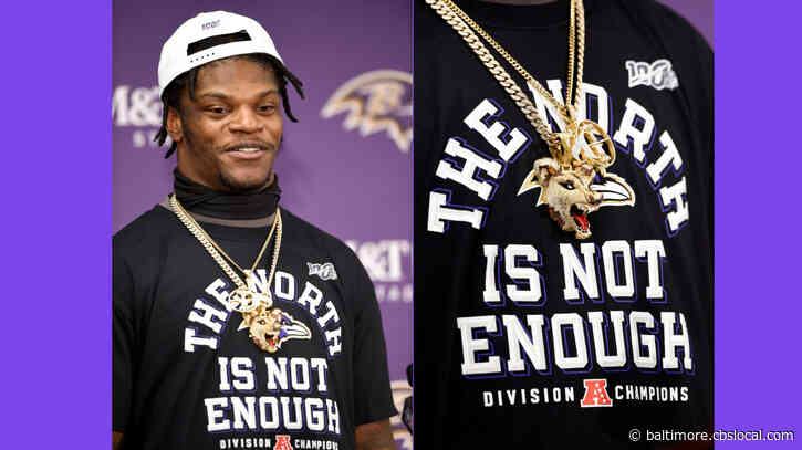 ‘The North Is Not Enough’ | Lamar Jackson Sports New Ravens Merch During Post-Game Interview