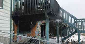 North Edmonton house fire sends 2 people to hospital