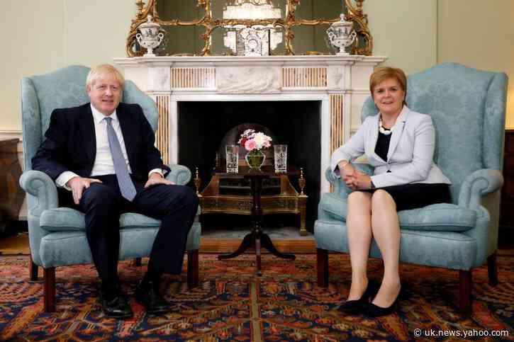 UK's Johnson says no to Sturgeon's Scottish referendum demand