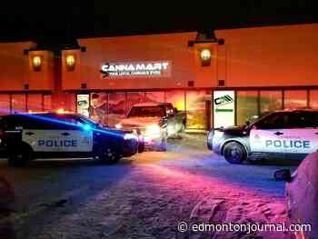 Suspects sought after armed robbery at west-end cannabis store