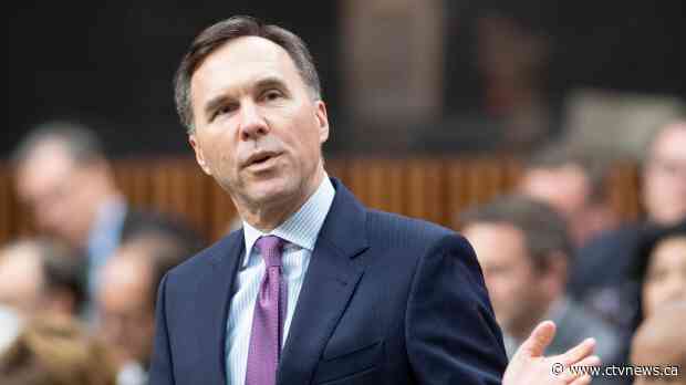 Morneau to unveil report on Canadian economy