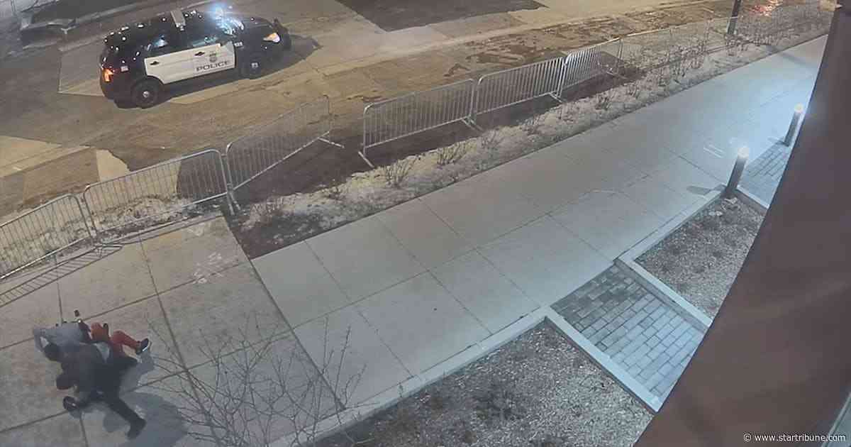 Newly released surveillance video shows punching incident that led to Minneapolis officers' firing, rehiring