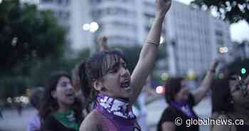 ‘The Rapist is You’: anthem condemning sexual violence spreads across Latin America