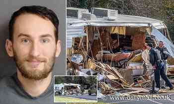Marine, 22, who spent six weeks on run hid undetected INSIDE his RV while cops searched it for hours