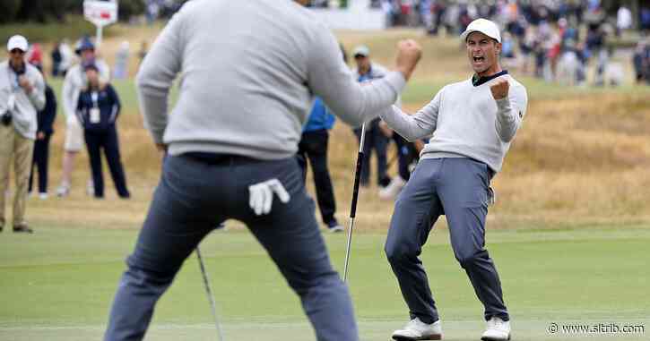 Utah’s Tony Finau comes through in two tying efforts in the Presidents Cup