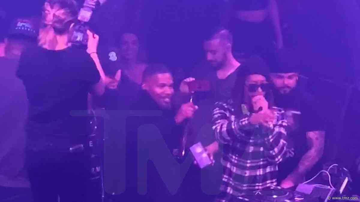 Jamie Foxx Rings in 52nd Birthday by Chugging Tequila with Lil Jon
