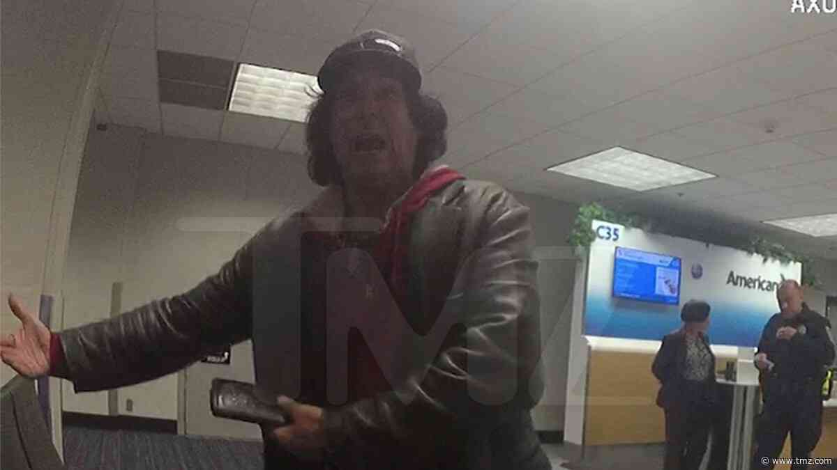 Richard Grieco Breaks Down During Airport Bust for Public Intoxication