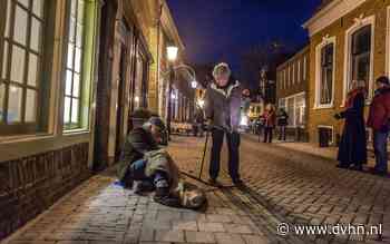 Ebenezer Scrooge komt tot leven in de Solwerderstraat in Appingedam