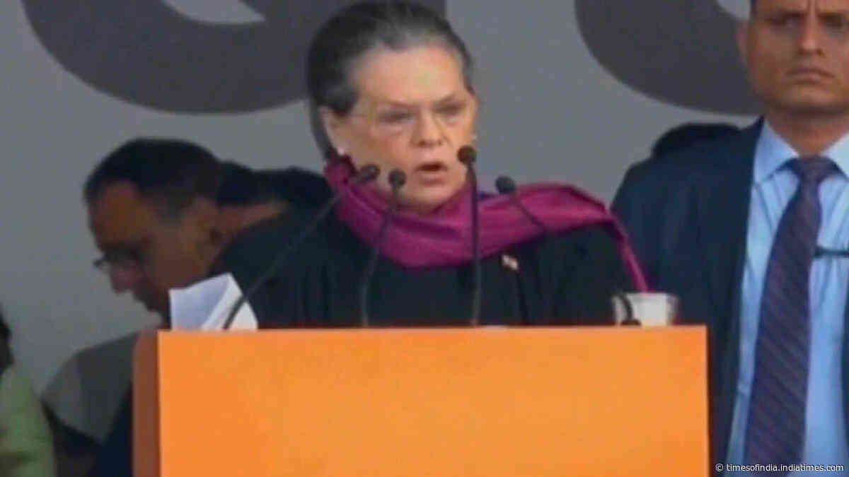 Modi-Shah not bothered that Citizenship Amendment Act will shred India’s soul: Sonia Gandhi
