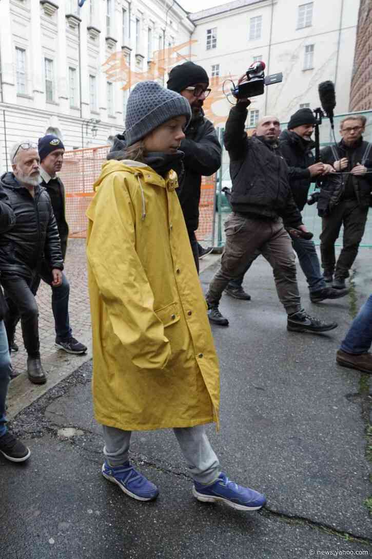 Thunberg calls for `fight for tomorrow' at Italy protest