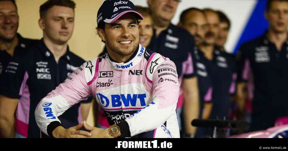 Sergio Perez: Podest und P4 in der WM das Ziel für 2020