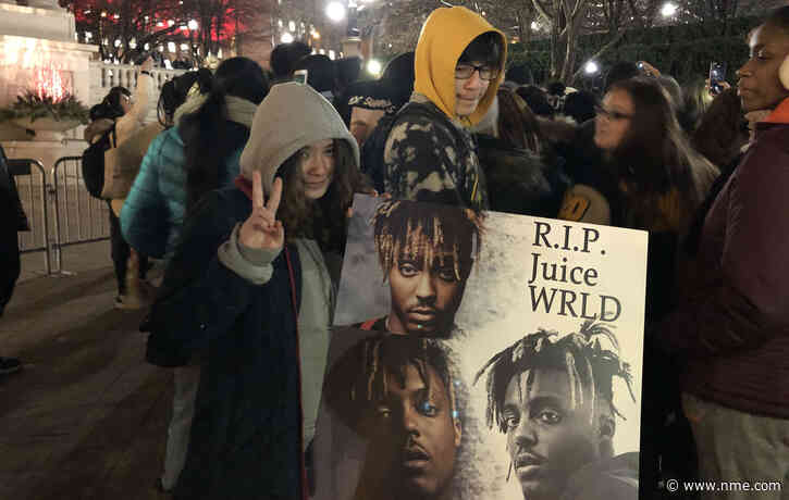 Thousands of fans gather to pay tribute to Juice WRLD on streets of Chicago