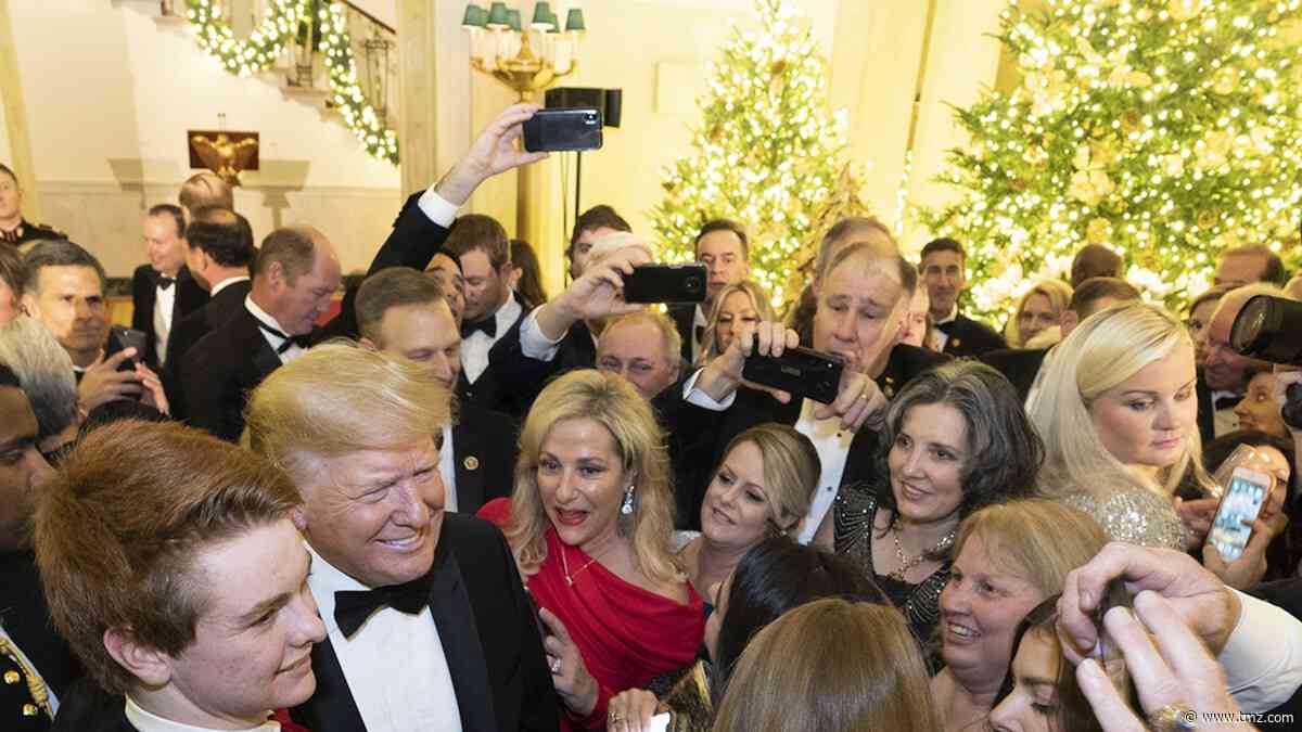 Donald and Melania Trump Throw Christmas Party for Members of Congress
