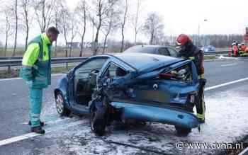 Update: Meerdere auto's botsen op elkaar op A7 bij Duitse grens, weg weer vrijgegeven