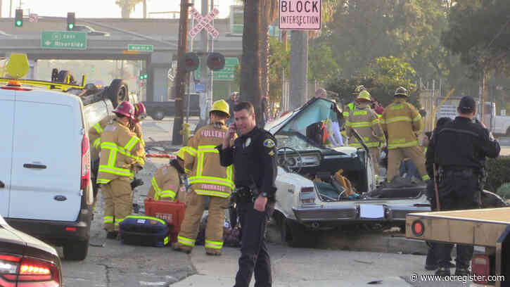 80-year-old man killed in crash with suspected DUI driver in Fullerton
