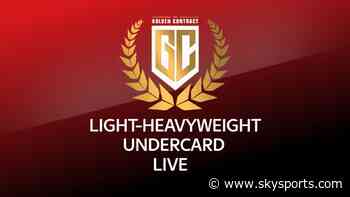 WATCH LIVE: The Golden Contract undercard