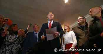 Boris Johnson stumbles over controversial '50,000 new nurses' claim on Sedgefield victory visit