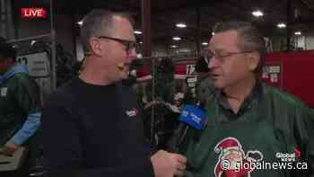 Chatting with longtime 630 CHED Santas Anonymous volunteer Bob Layton