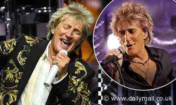 Sir Rod Stewart, 74, officially becomes oldest male solo artist to have a number one album in the UK