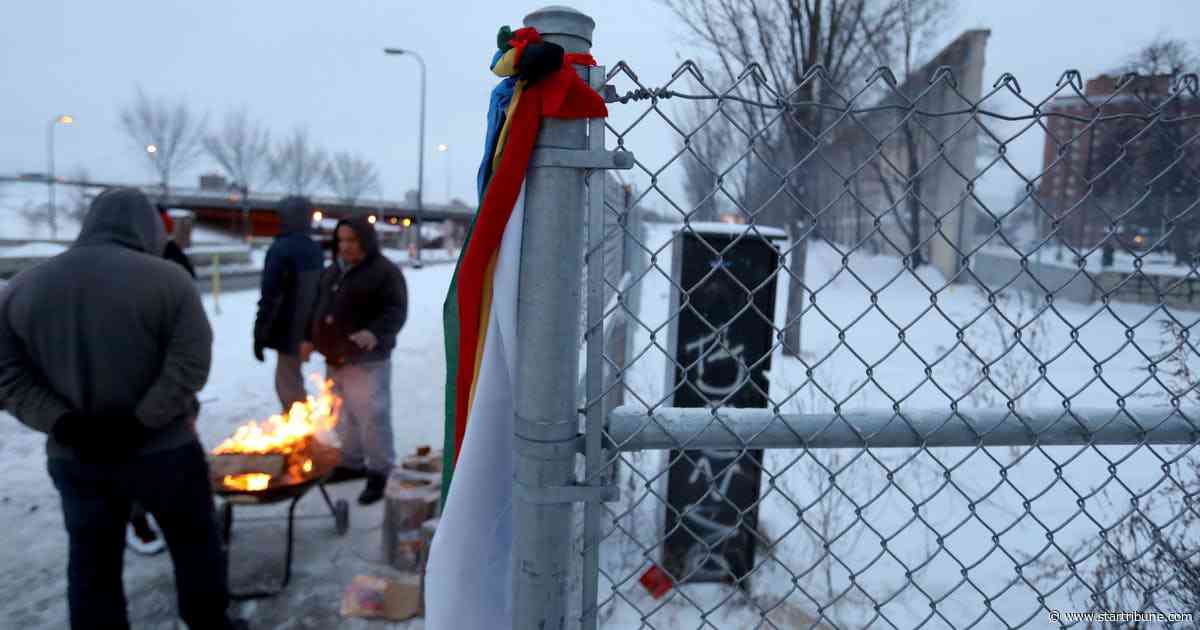 Indian activists continue occupation of Minneapolis homeless camp, demand more shelter beds