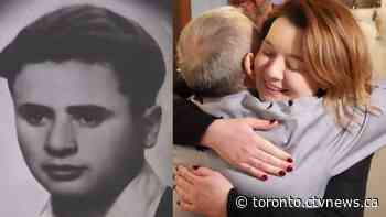 Holocaust survivor reunites with granddaughter of farmer who sheltered him during war