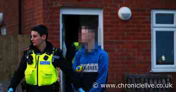 Watch police smash their way into a suspected Blyth drug den