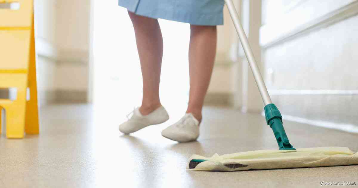 Low-paid NHS cleaners denied sick pay rights and forced to work while ill